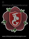 2nd Corps (Poland) Remembrance Flower Lapel Pin
