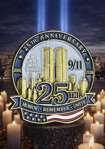 9/11 - 25 Year Anniversary Lapel Pin