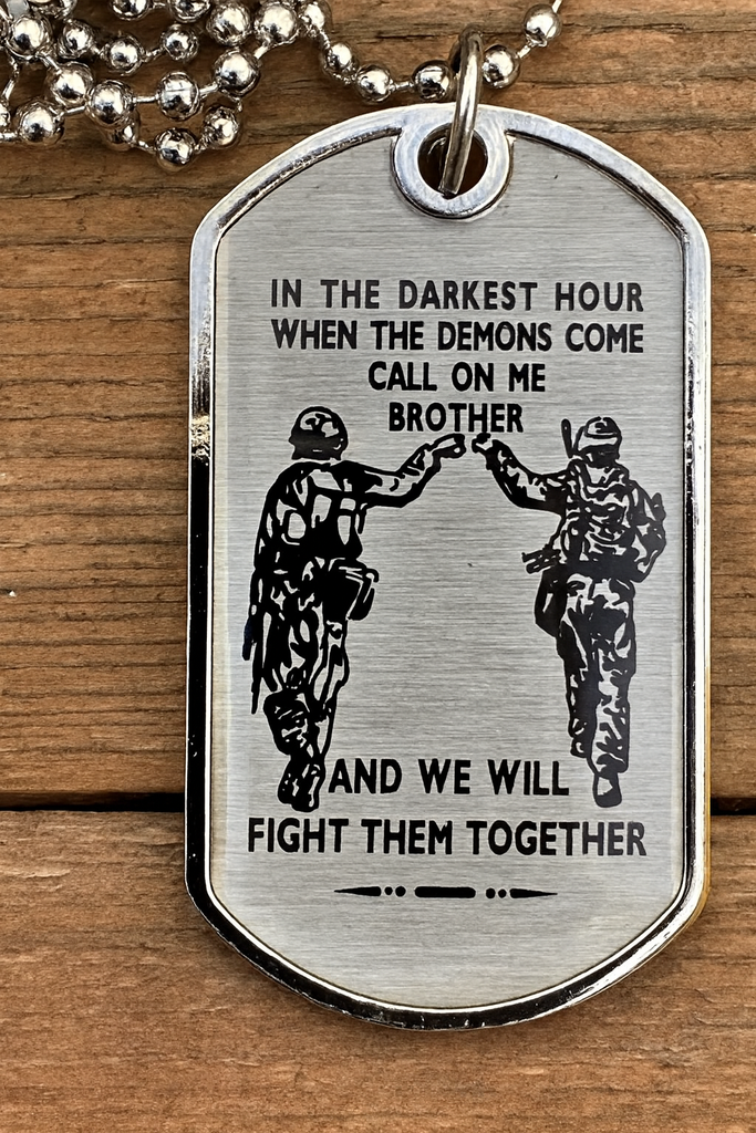 Generic Military Dog Tag – Military Remembrance Pins