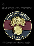 Grenadier Guards Regimental Veterans Colours Lapel Pin