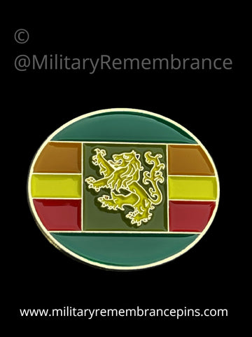 Home Defence Force HDF (V) Colours Lapel Pin
