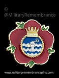 HMS Dreadnought Royal Navy Submarine Remembrance Flower Lapel Pin