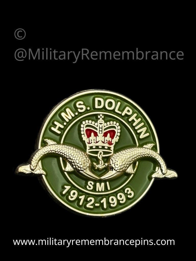 HMS Dolphin Submariners Lapel Pin – Military Remembrance Pins
