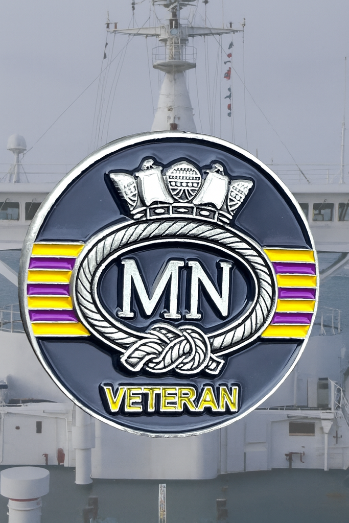 Merchant Navy MN Chief Engineer Lapel Pin – Military Remembrance Pins