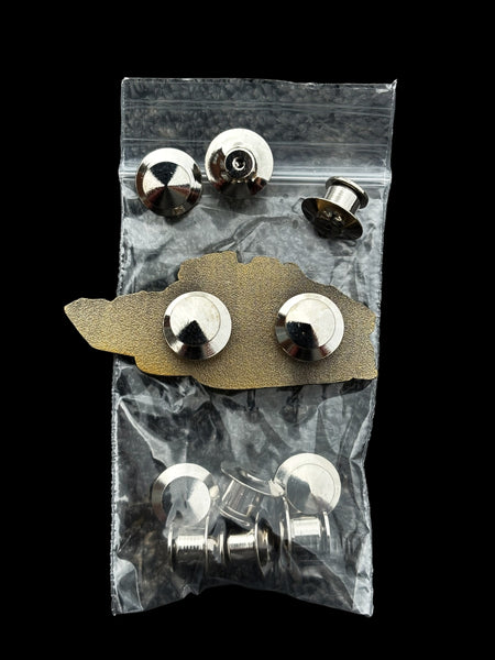 New Chrome Pin Savers Fasteners – Military Remembrance Pins
