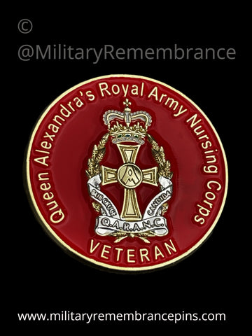 Queen Alexandra's Royal Army Nursing Corps QA Veteran Lapel Pin