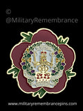Queen Victoria School Remembrance Flower Lapel Pin