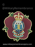 Royal Army Ordnance Corps Remembrance Flower Lapel Pin