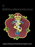 Royal Electrical Mechanical Engineers Remembrance Flower Lapel Pin