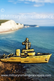 River Class Minesweeper Ship Royal Navy Lapel Pin