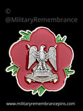 Royal Scots Dragoon Guards RSDG Remembrance Flower Lapel Pin
