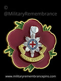 Royal Sussex Regiment Remembrance Flower Lapel Pin