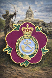 Sherwood Rangers Yeomanry SRY Remembrance Flower Lapel Pin