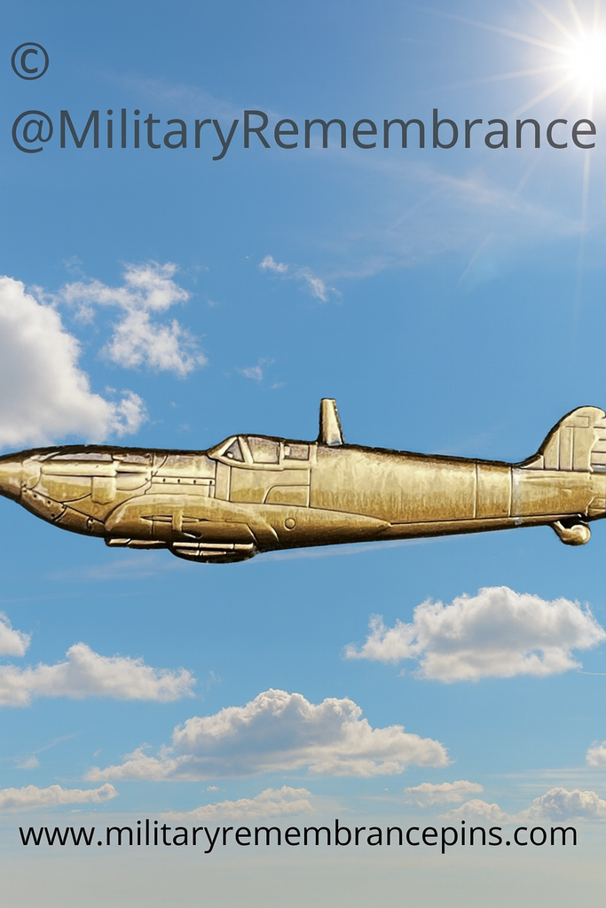 Spitfire WWII Aircraft Lapel Pin – Military Remembrance Pins
