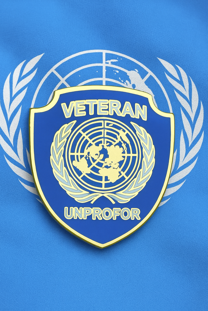 United Nations UN UNPROFOR Colours Shield Lapel Pin – Military ...