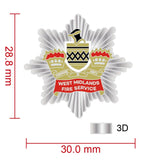 West Midlands Fire Service WMFS Crest Lapel Pin