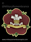 10th Royal Hussars Remembrance Flower Lapel Pin
