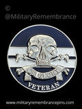 17th / 21st Lancers Veterans Colours Lapel Pin
