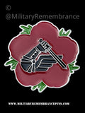 2nd Warsaw Armoured Division (Poland) Remembrance Flower Lapel Pin