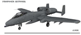 A10 Thunderbolt Military Aircraft Lapel Pin