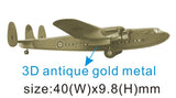 Avro York Transport Aircraft Lapel Pin