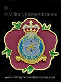 1 Air Mobility Wing Royal Air Force AMW Remembrance Flower Lapel Pin