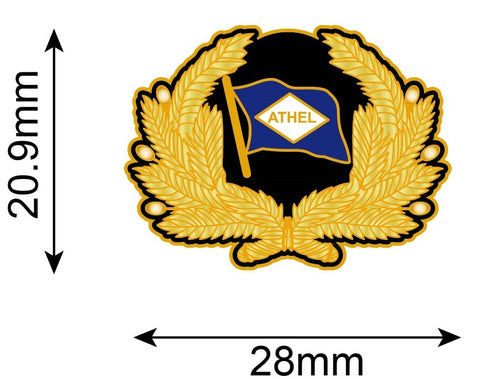 Athel Line Shipping Cap Badge Lapel Pin
