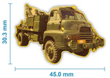 Bedford Light Recovery REME Vehicle Lapel Pin
