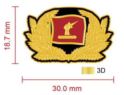 Bibby Line Shipping Company Cap Badge Lapel Pin