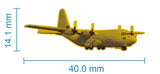 Lockheed C-130 Hercules Aircraft Lapel Pin