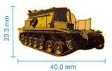 Centurion Beach Armoured Recovery Vehicle Lapel Pin