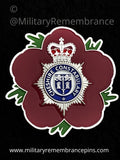 Cheshire Constabulary Remembrance Flower Lapel Pin