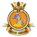 Chockheads Aircraft Handlers Once A Rat Always A Rat Crest Lapel Pin