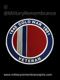 Cold War Veteran Colours Lapel Pin