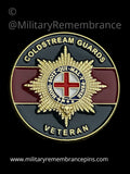 Coldstream Guards Veteran Regimental Colours Lapel Pin