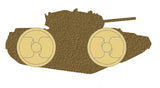 Crusader Cruiser Tank A15 Vehicle Lapel Pin