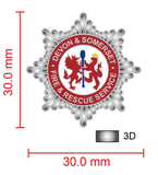 Devon & Somerset Fire & Rescue Service Crest Lapel Pin