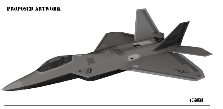 F22 Raptor USAF Military Aircraft Lapel Pin – Military Remembrance Pins