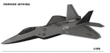 F22 Raptor USAF Military Aircraft Lapel Pin
