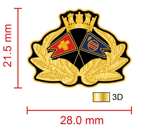 Furness Prince Line Shipping Cap Badge Lapel Pin