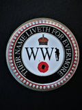 Great War Their Name Liveth For Evermore Colours Lapel Pin