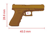 Glock Semi Automatic Pistol Lapel Pin