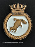 HMS Opossum Royal Navy Ship Crest Lapel Pin