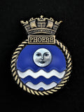 HMS Phoebe Royal Navy Ship Crest Lapel Pin