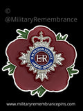 Her Majesty's Prison Service HMP Bathstar Remembrance Flower Lapel Pin