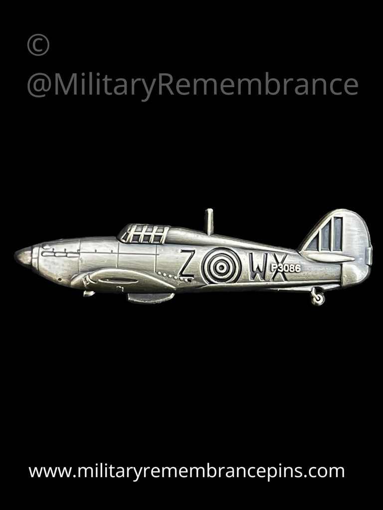 Hawker Hurricane Aircraft Lapel Pin – Military Remembrance Pins