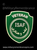 ISAF Veteran Colours Shield Lapel Pin
