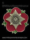 Irish Guards IG Remembrance Flower Lapel Pin