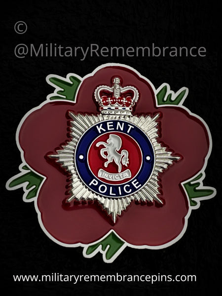 Kent Police Logo Kent British Police Sign On Van, Invicta Horse Emblem