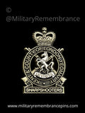 Kent & County Of London Yeomanry The Sharpshooters Unit Lapel Pin